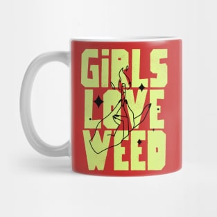 girl love weed Mug